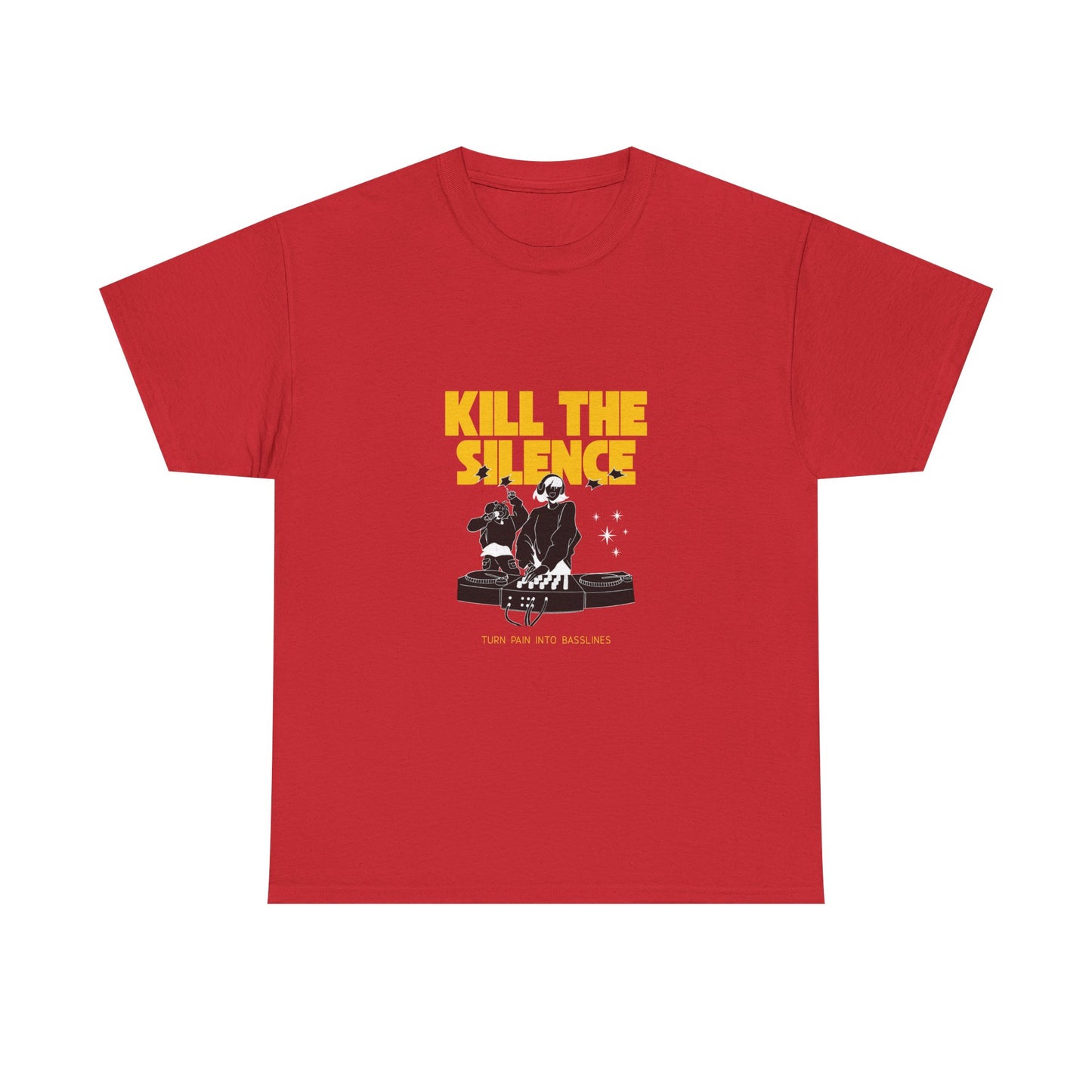Kill The Silence DJ T-Shirt — Graphic DJ Tee for Nightclub DJs & EDM Fans