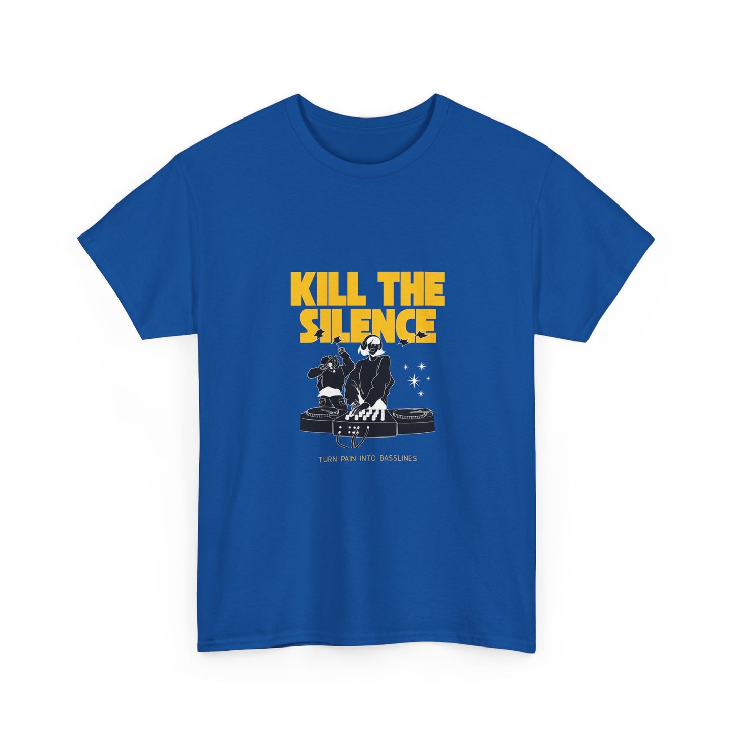 Kill The Silence DJ T-Shirt — Graphic DJ Tee for Nightclub DJs & EDM Fans