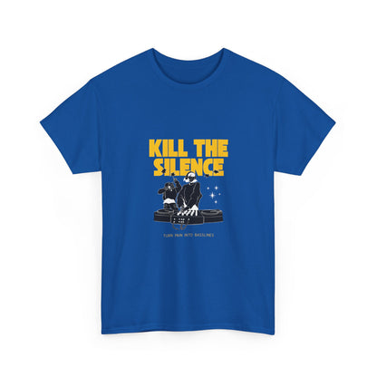 Kill The Silence DJ T-Shirt — Graphic DJ Tee for Nightclub DJs & EDM Fans
