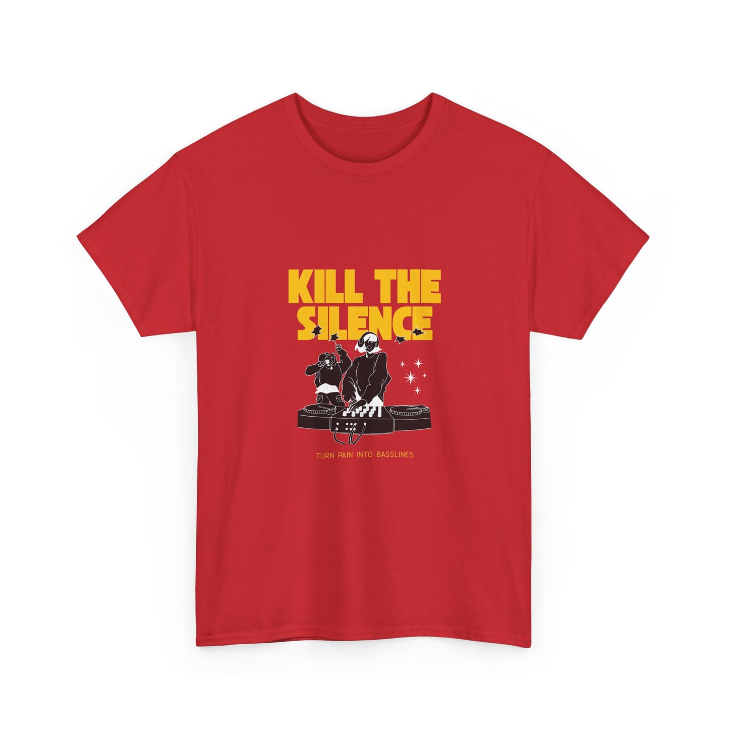 Kill The Silence DJ T-Shirt — Graphic DJ Tee for Nightclub DJs & EDM Fans