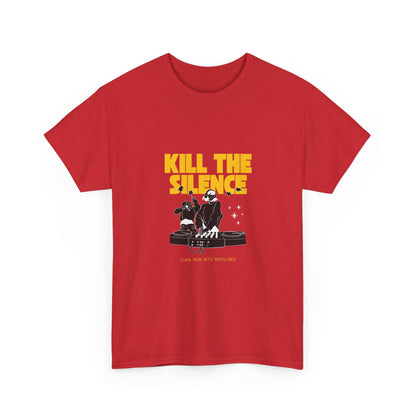 Kill The Silence DJ T-Shirt — Graphic DJ Tee for Nightclub DJs & EDM Fans