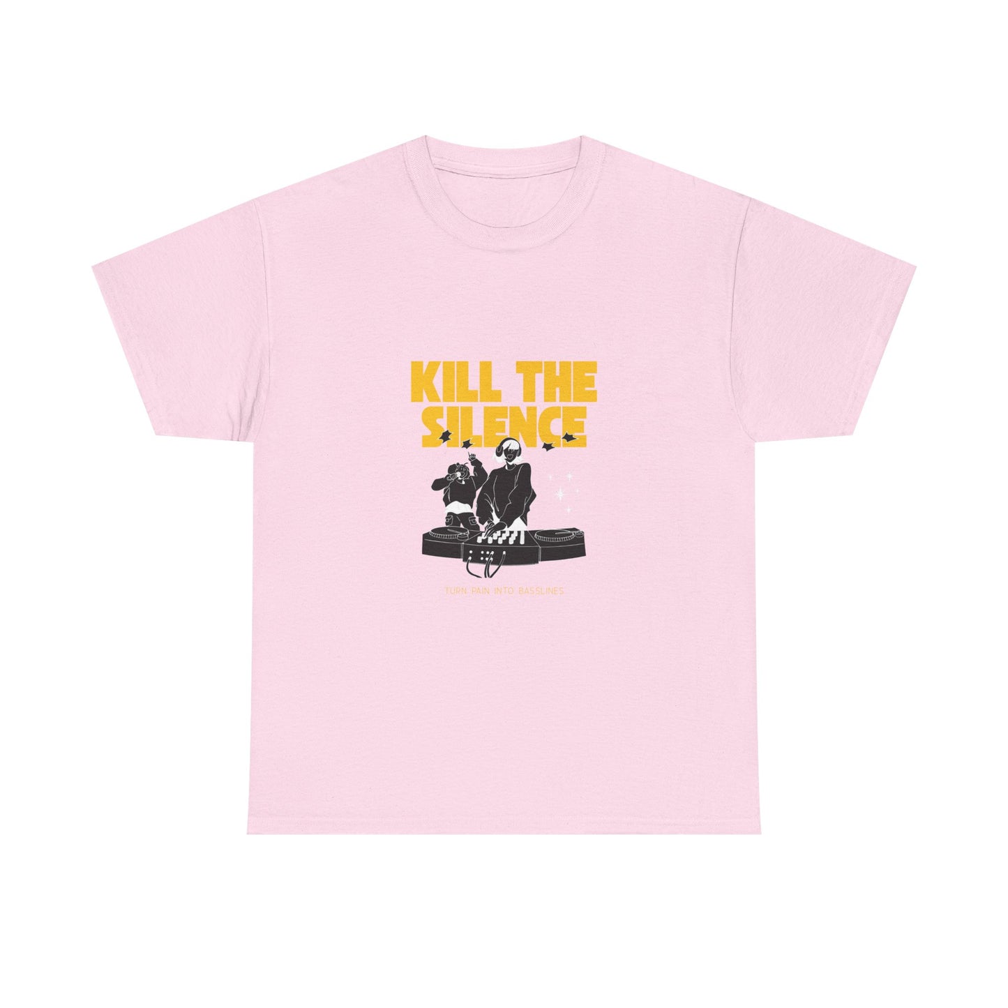 Kill The Silence DJ T-Shirt — Graphic DJ Tee for Nightclub DJs & EDM Fans