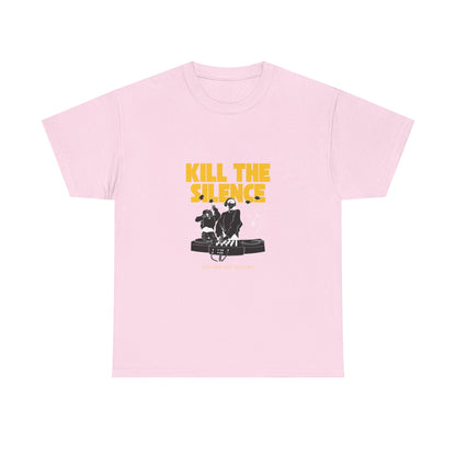 Kill The Silence DJ T-Shirt — Graphic DJ Tee for Nightclub DJs & EDM Fans