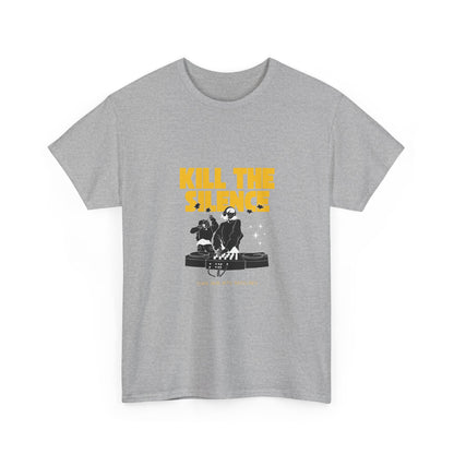 Kill The Silence DJ T-Shirt — Graphic DJ Tee for Nightclub DJs & EDM Fans