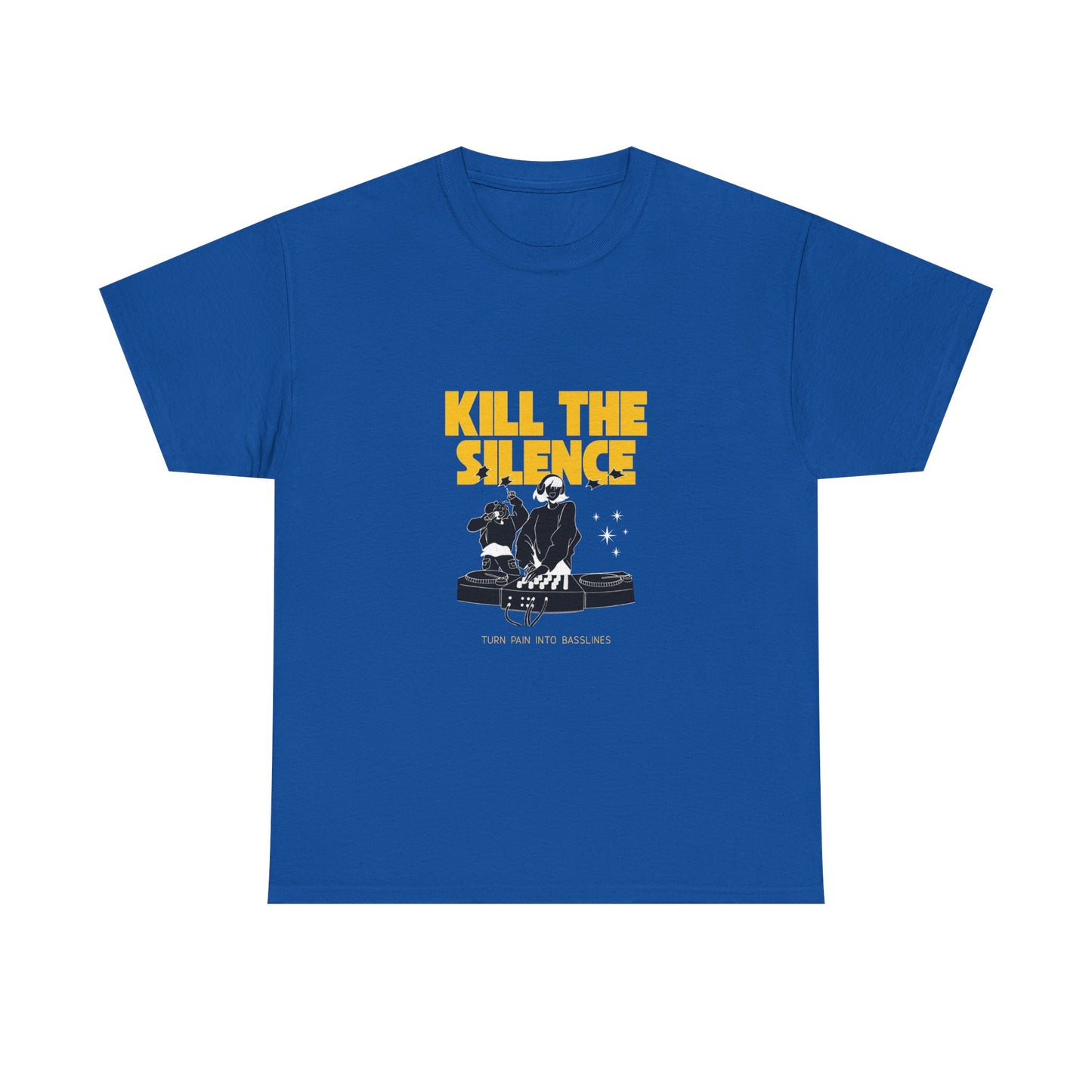 Kill The Silence DJ T-Shirt — Graphic DJ Tee for Nightclub DJs & EDM Fans