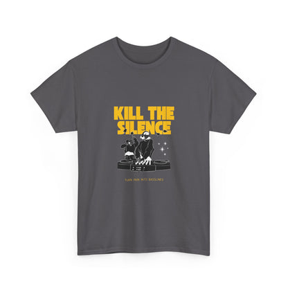Kill The Silence DJ T-Shirt — Graphic DJ Tee for Nightclub DJs & EDM Fans