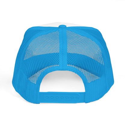 Wave Rave Trucker Hat — Retro Soundwave Mesh Cap for Music Fans