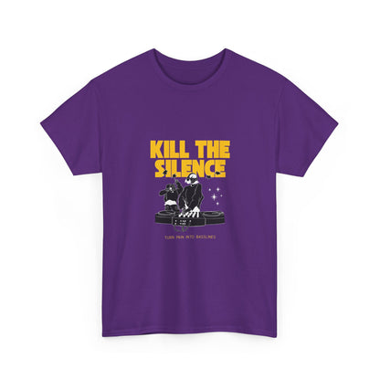 Kill The Silence DJ T-Shirt — Graphic DJ Tee for Nightclub DJs & EDM Fans