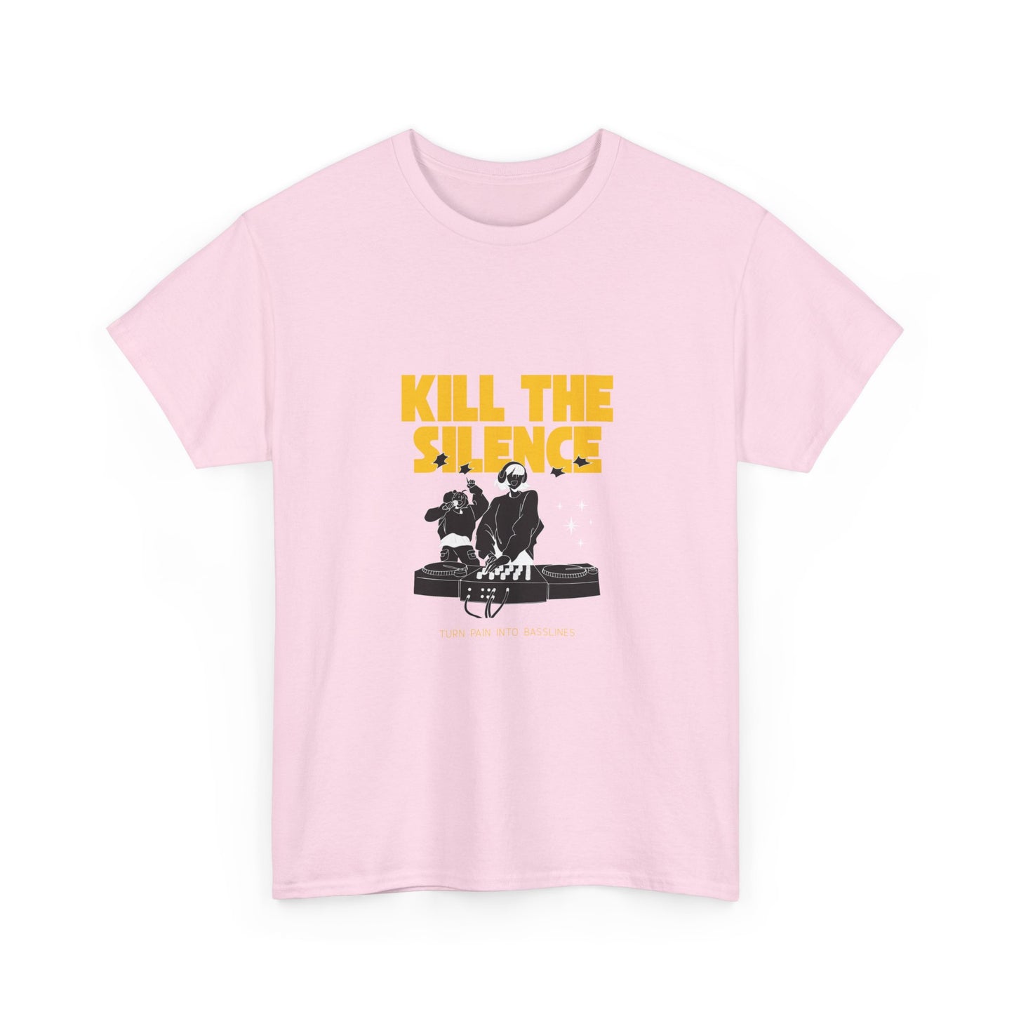 Kill The Silence DJ T-Shirt — Graphic DJ Tee for Nightclub DJs & EDM Fans